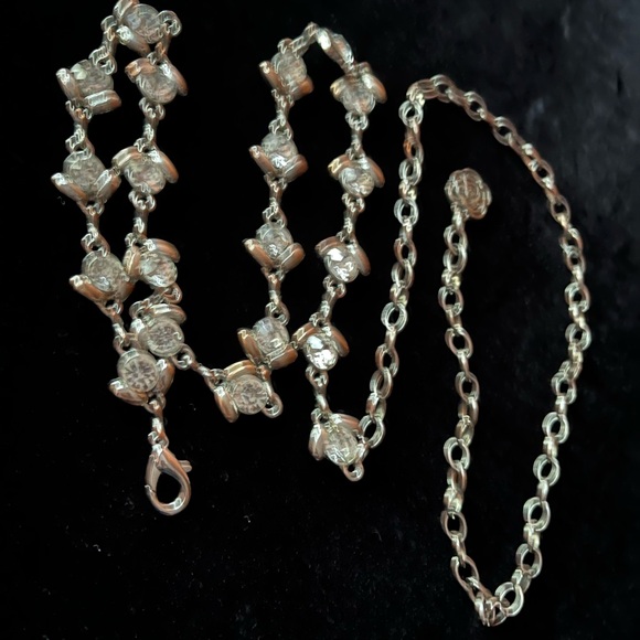 Brighton Rhinestone Chain Belt - Picture 3 of 11